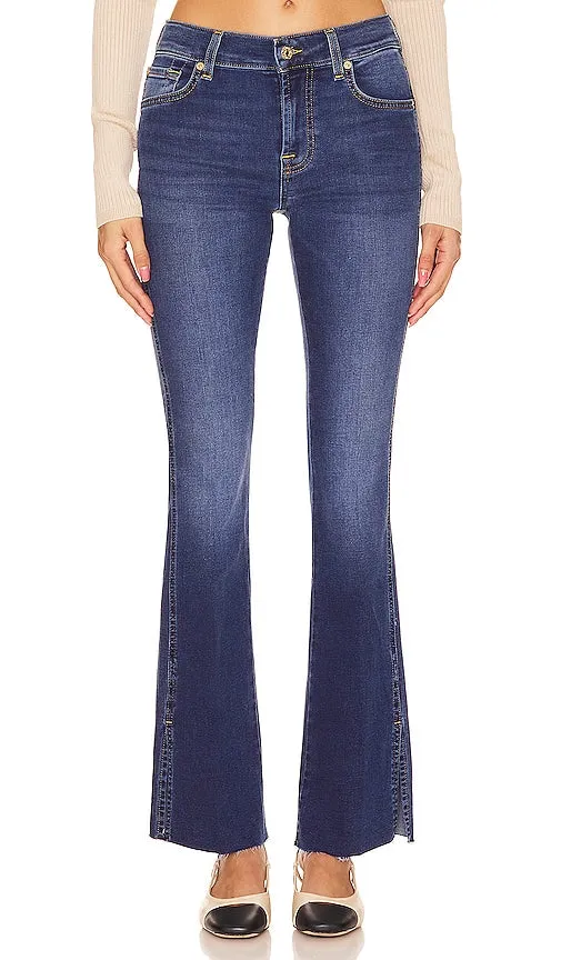 7 For All Mankind Bootcut Tailorless in Blue