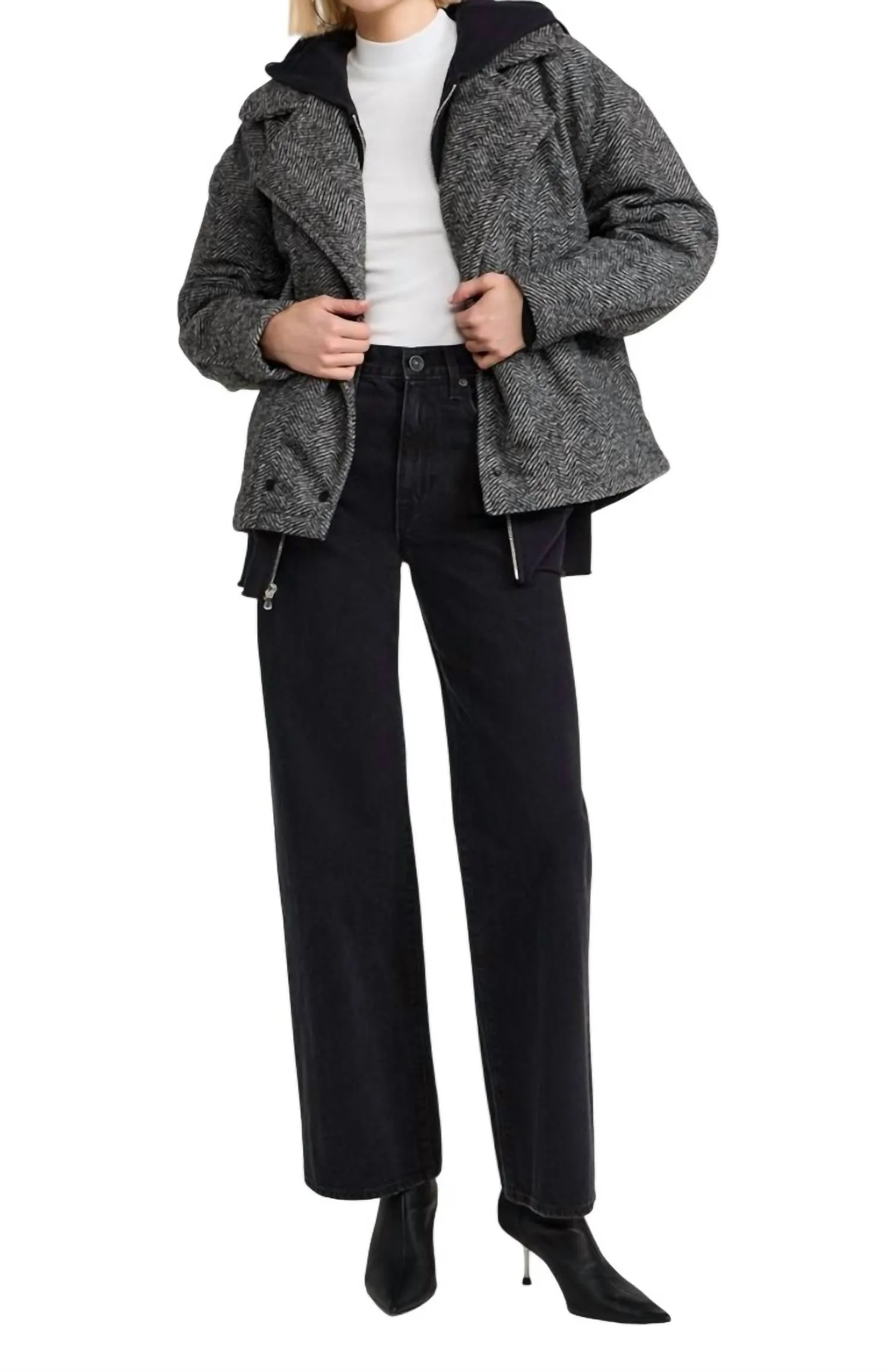 Ari Herringbone Coat