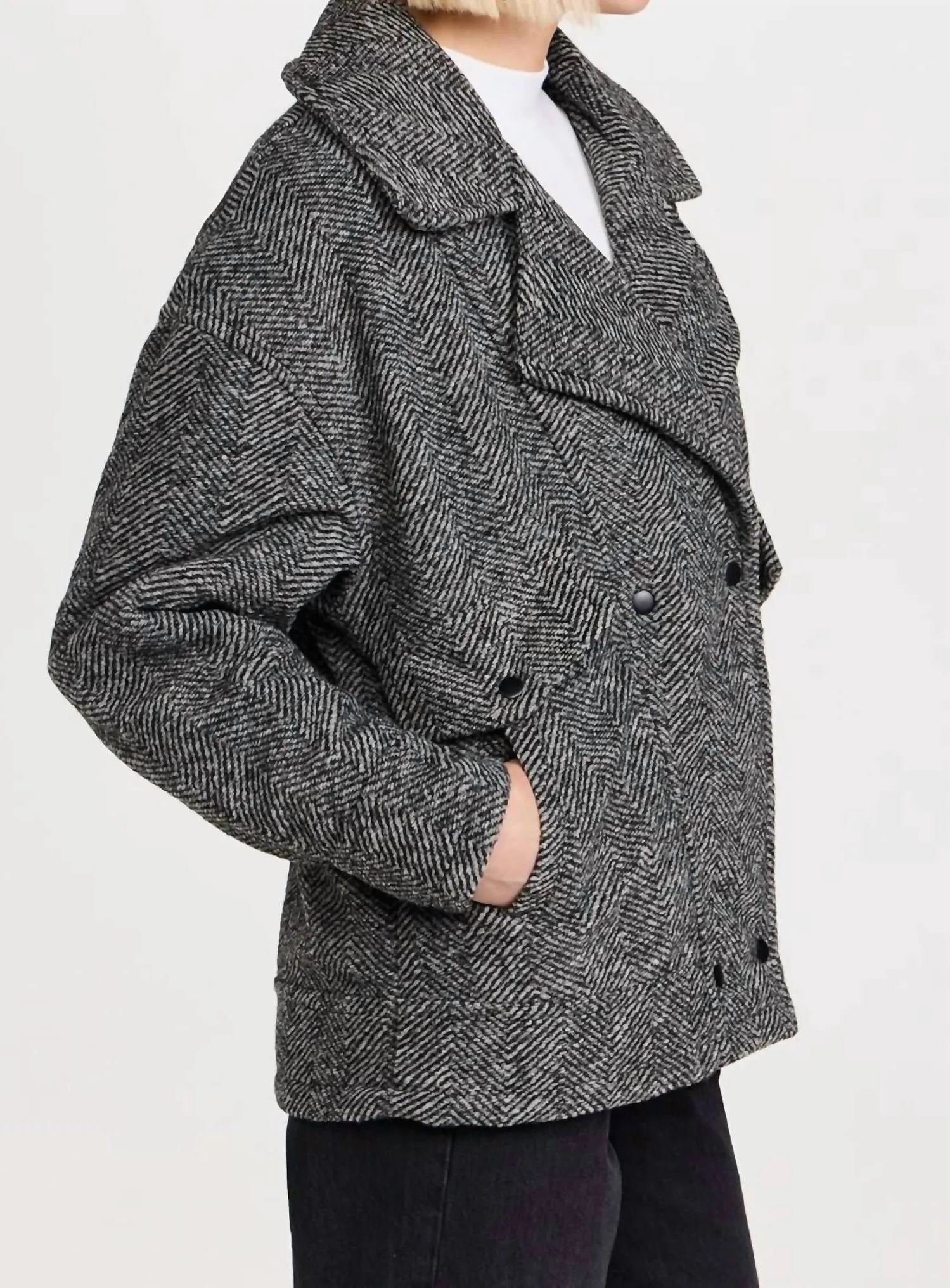 Ari Herringbone Coat