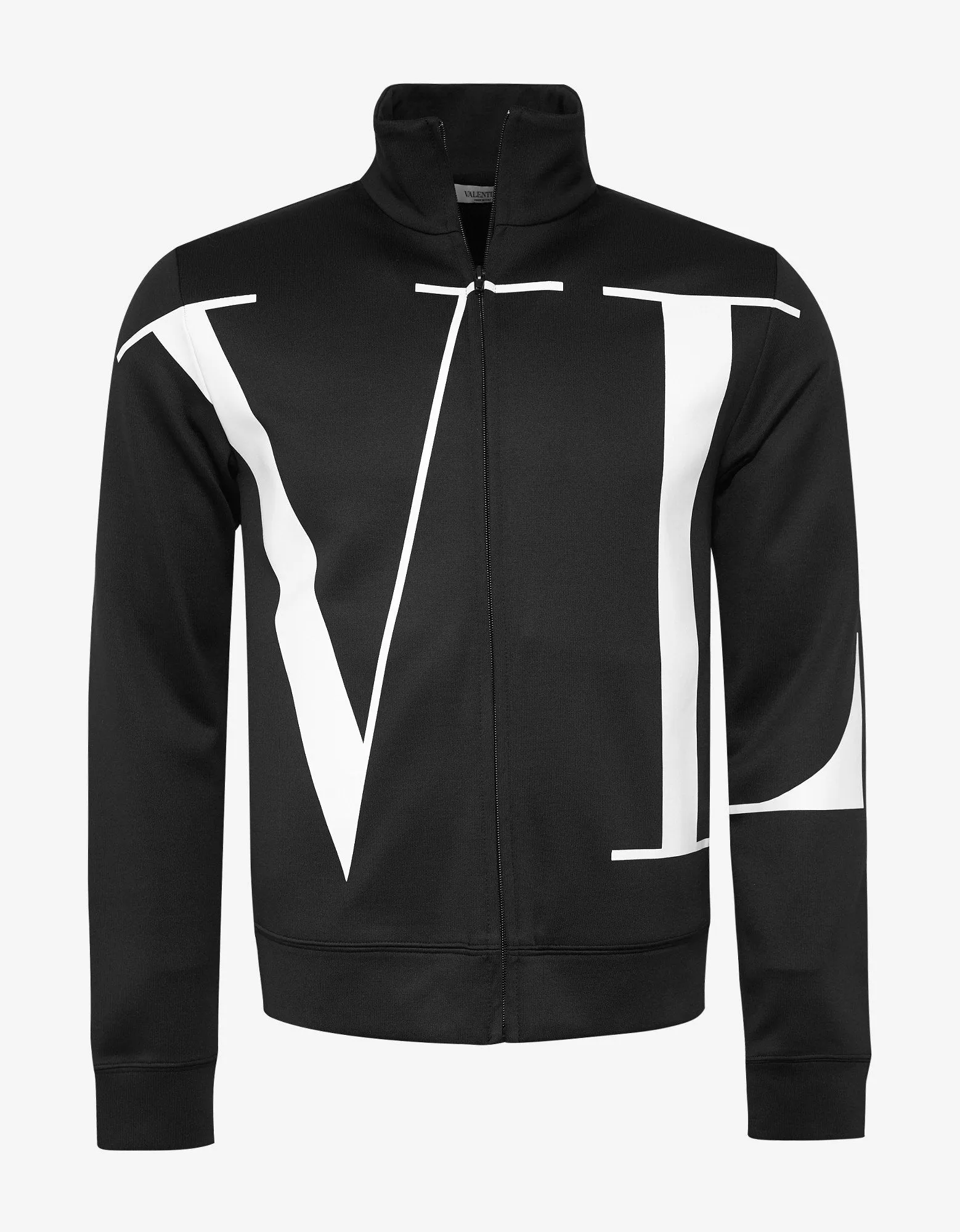 Black VLTN Zip Sweatshirt