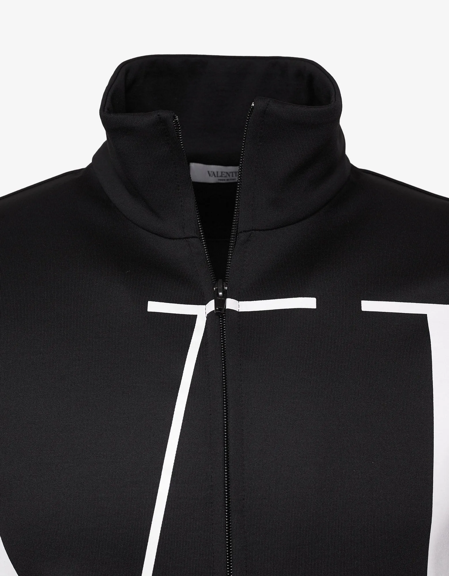 Black VLTN Zip Sweatshirt