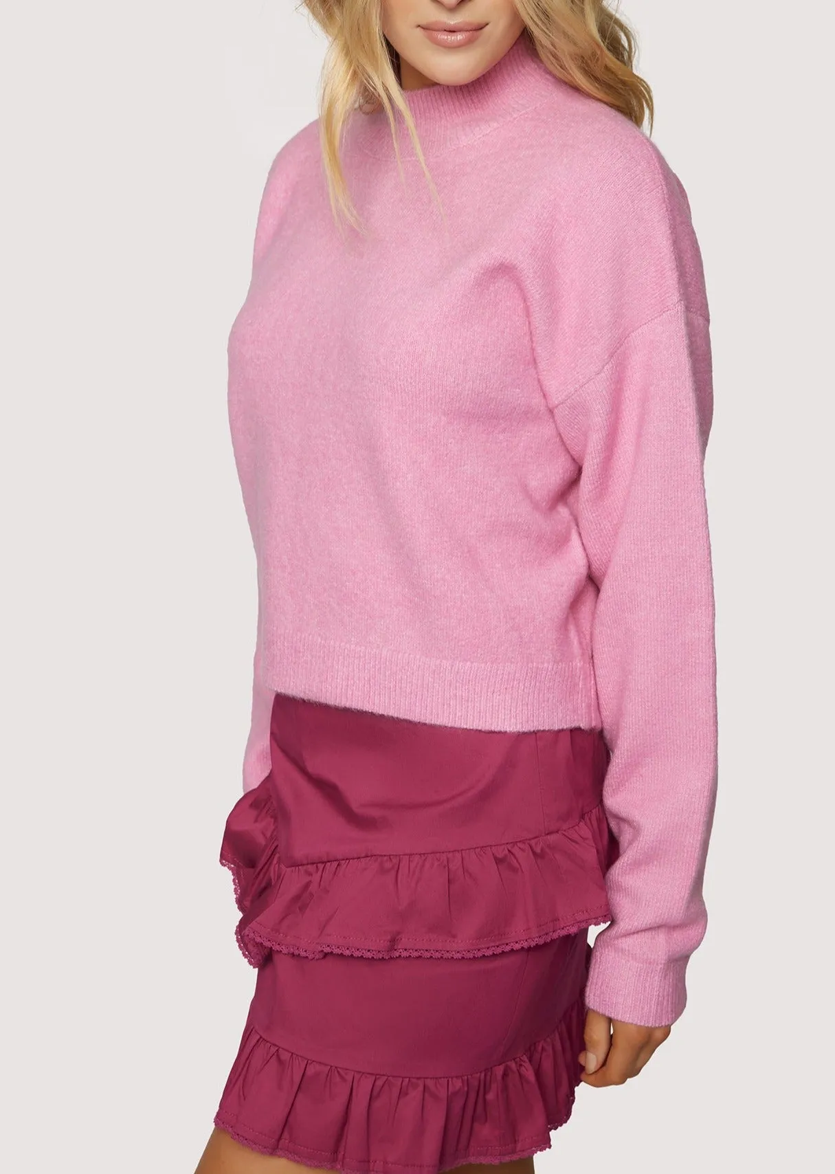 Cassie Mock Neck Sweater