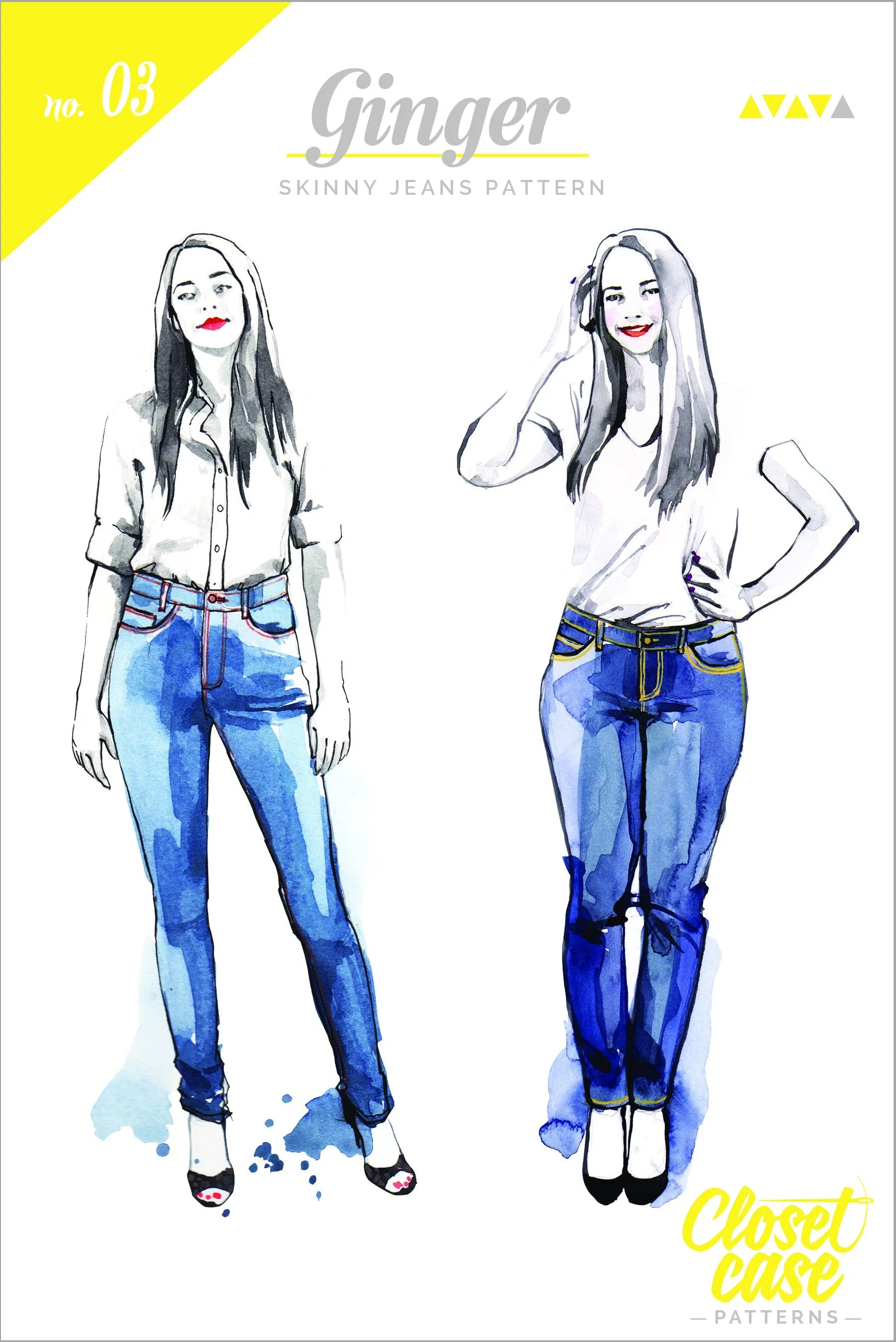 Closet Core - Ginger Skinny Jeans - Size 0-20