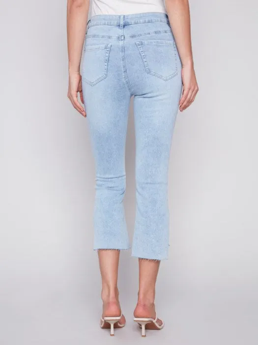 Cropped Bootcut Jeans