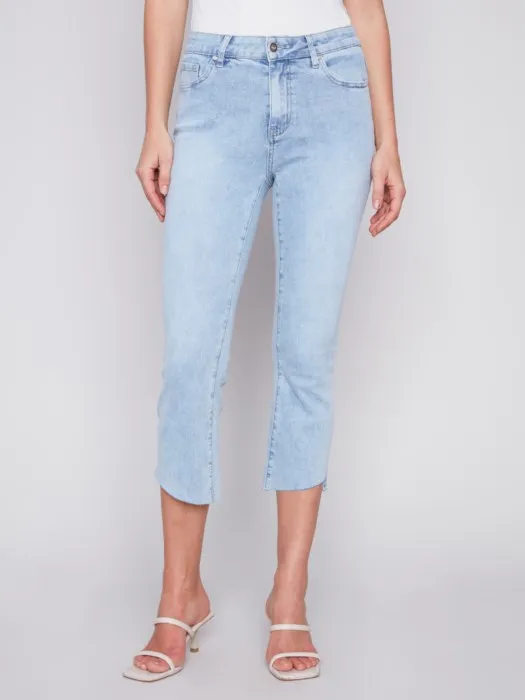 Cropped Bootcut Jeans