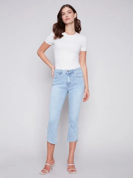 Cropped Bootcut Jeans