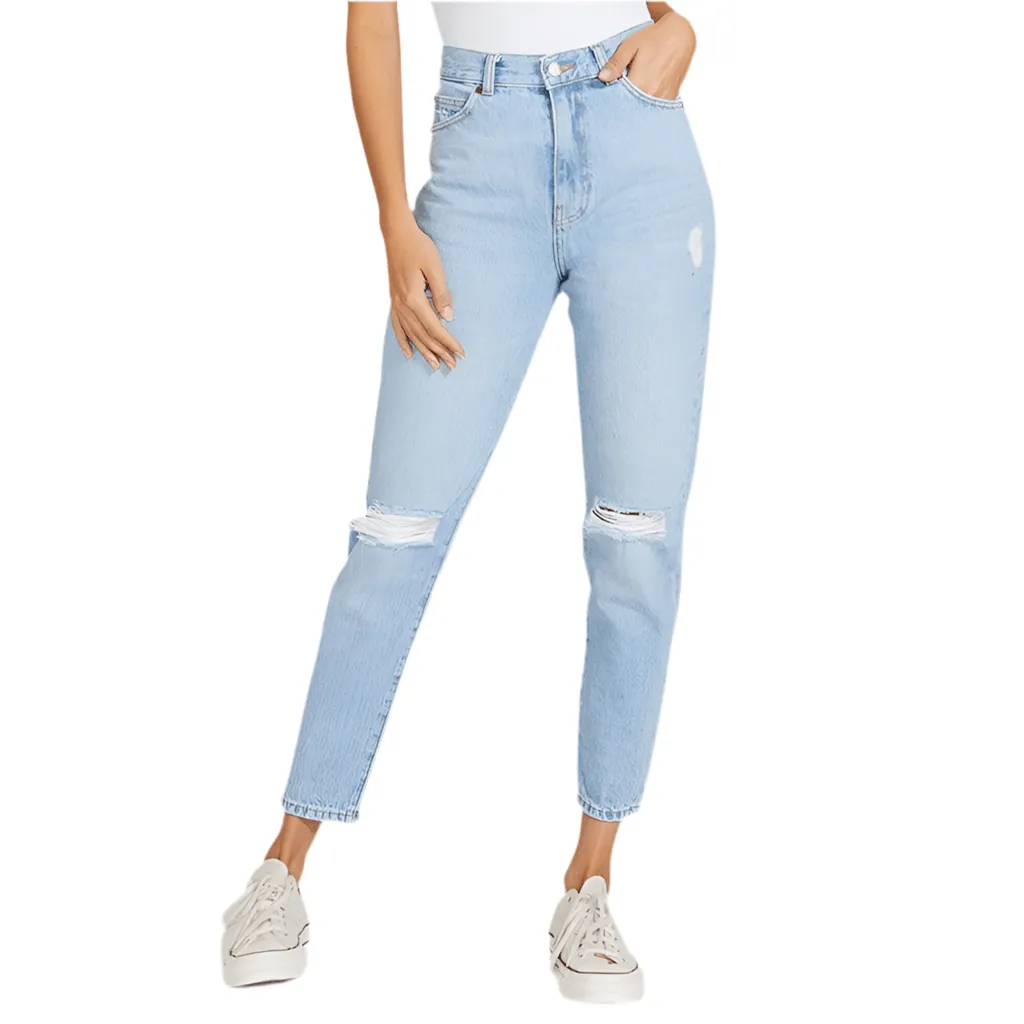 Dr Denim 'Nora'  Sky High Mom Ripped Jeans - Size 29
