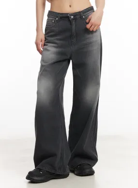 Gloria Belt Wide-Leg Bootcut Jeans CA504