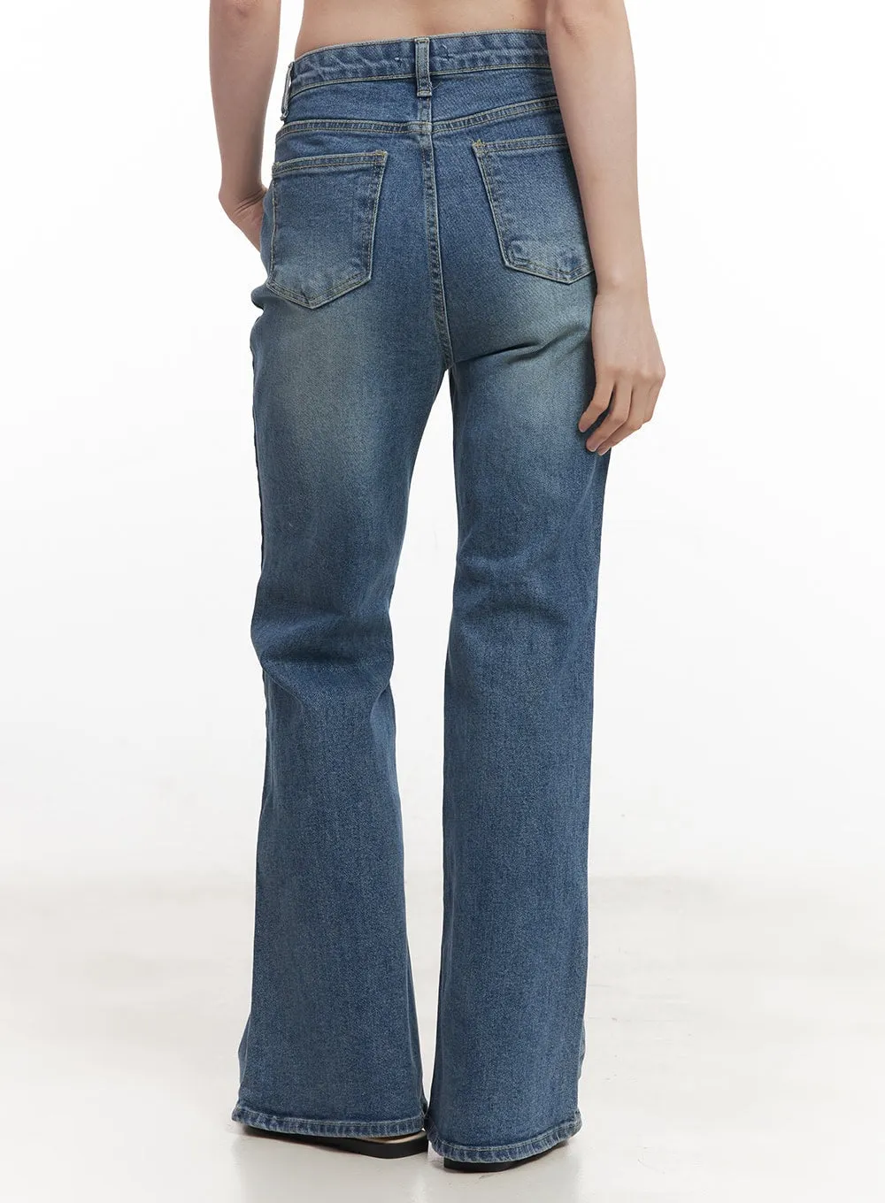 Gracie Washed Bootcut Jeans CA501