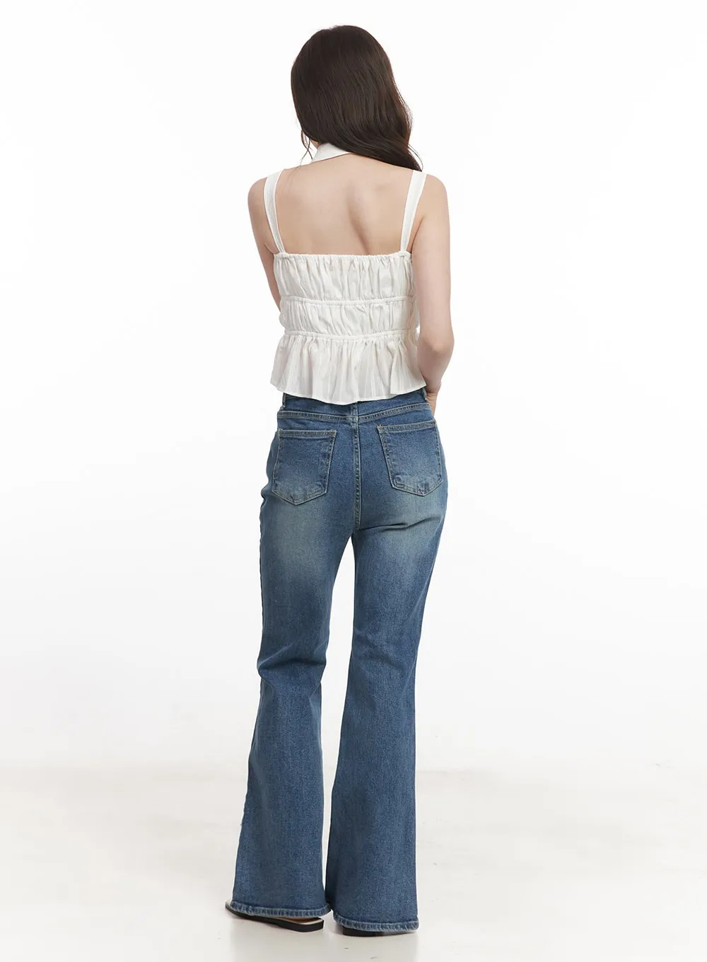 Gracie Washed Bootcut Jeans CA501