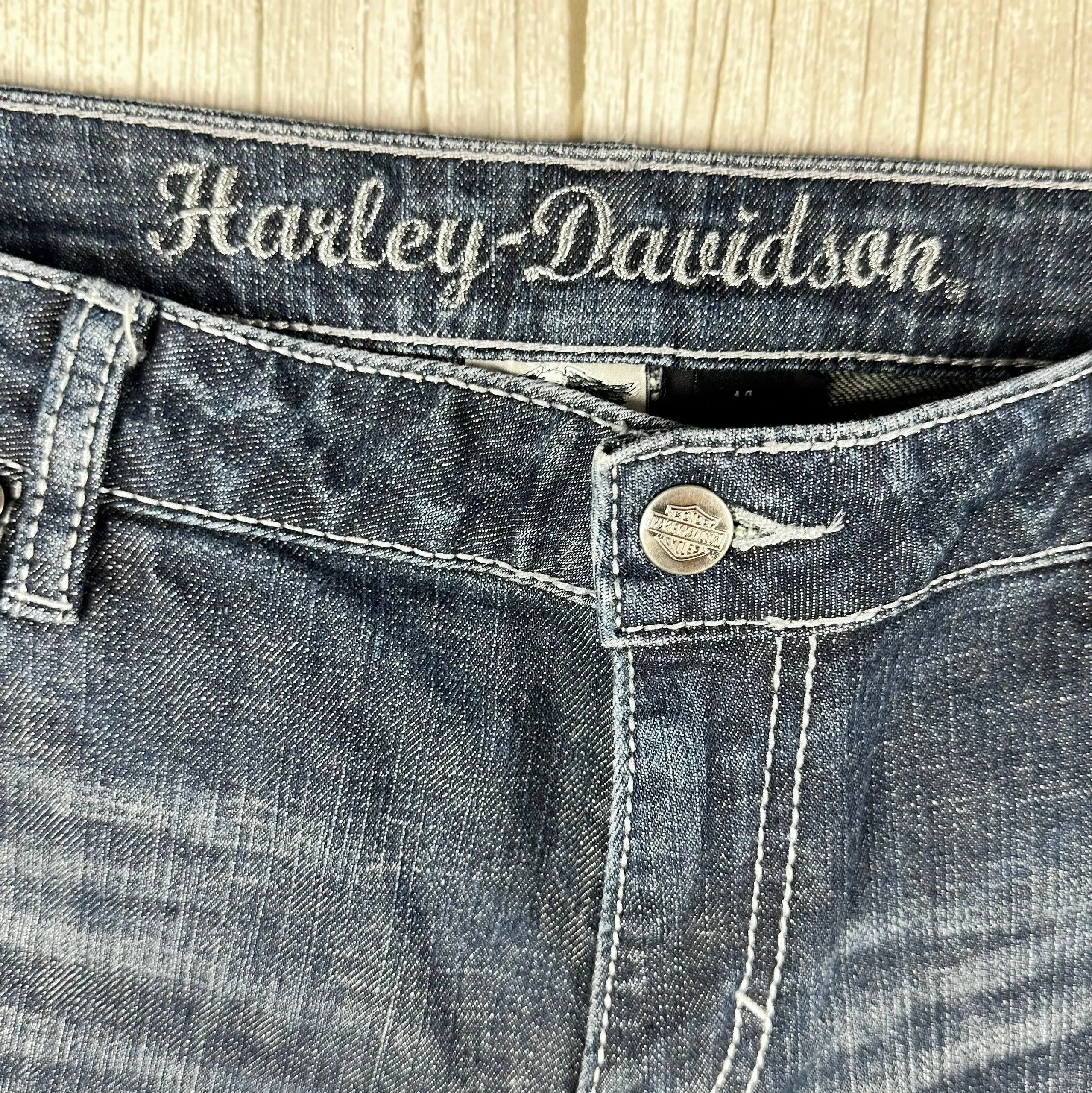Harley Davidson Ladies Bootleg Jeans - Size 32 or 14