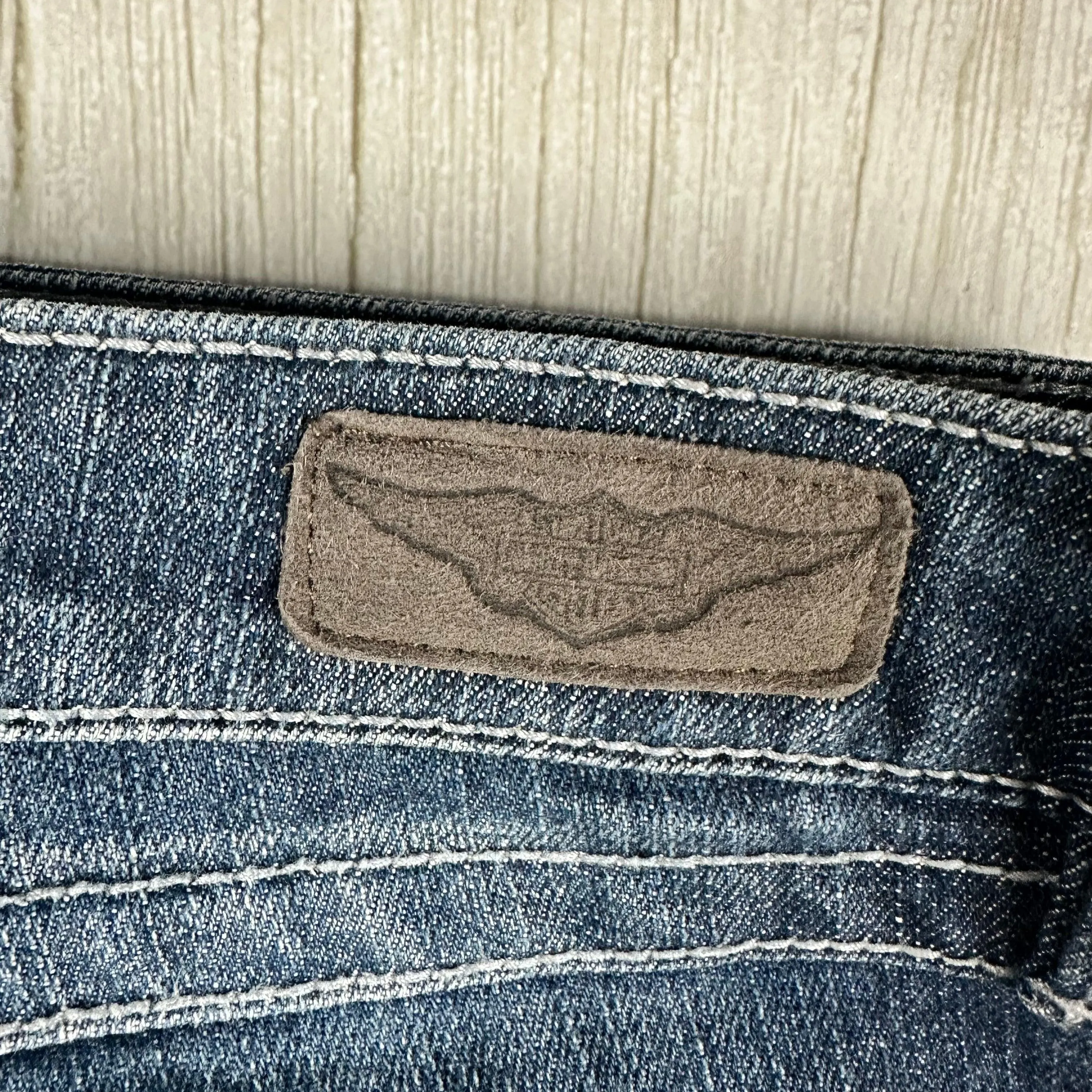 Harley Davidson Ladies Bootleg Jeans - Size 32 or 14