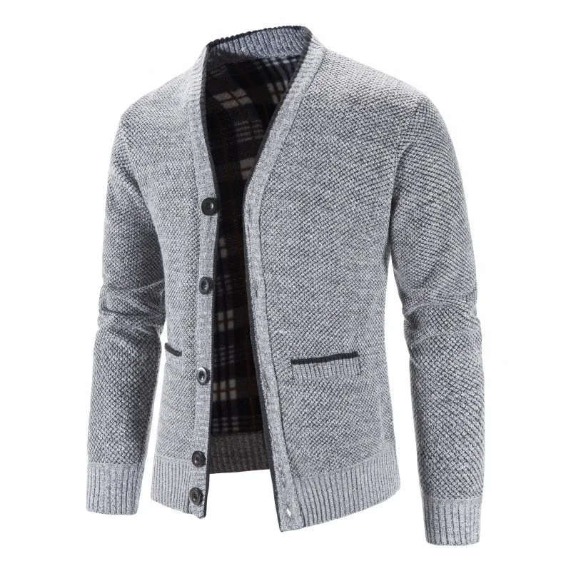 Men Sweaters Coats Winter Thicker Knitted Cardigan Sweater Jackets Knit Clothes