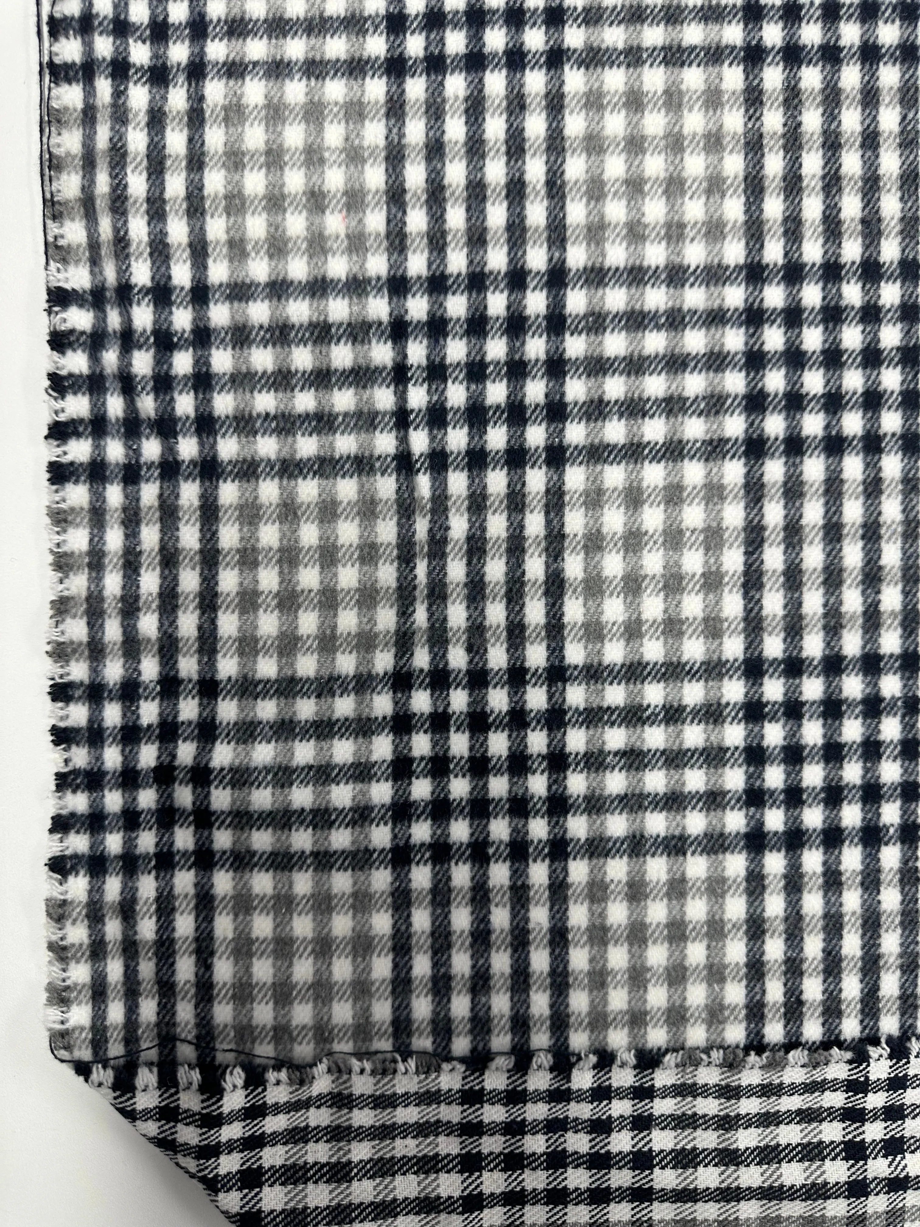 Premium Brushed Plaid - Mono - 150cm