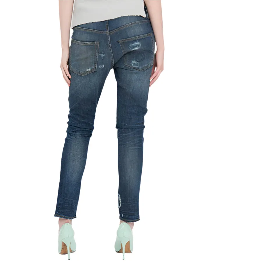 R13 Made in Italy 'Slouch Skinny' Distressed Jeans- Size 30
