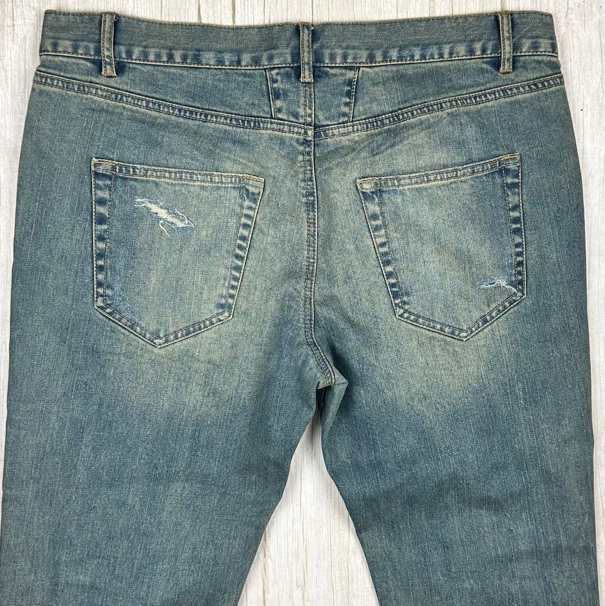 Saint Laurent Paris Authentic Ripped Jeans -Size 32 Suit 11/12