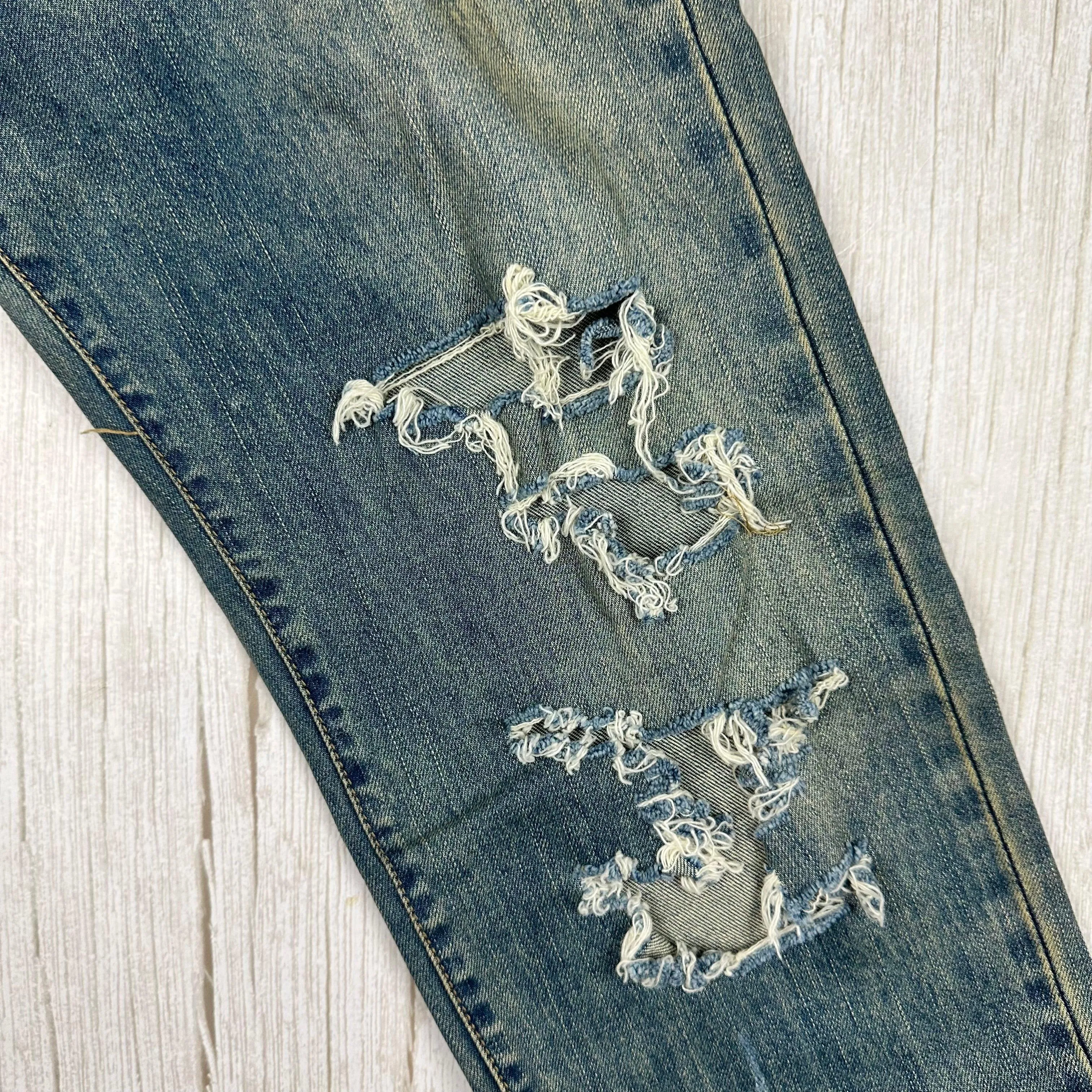 Saint Laurent Paris Authentic Ripped Jeans -Size 32 Suit 11/12